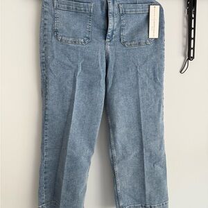 Bagatelle Blue Flare Wide Leg Jeans